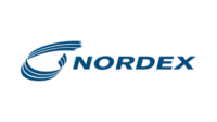 nordex blue text
